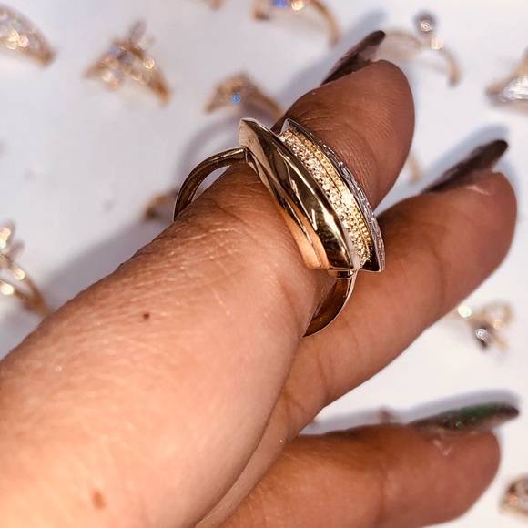 14k solid real gold Free Appraisal Turkish exclusive design custom made stunning - Picture 3 of 6